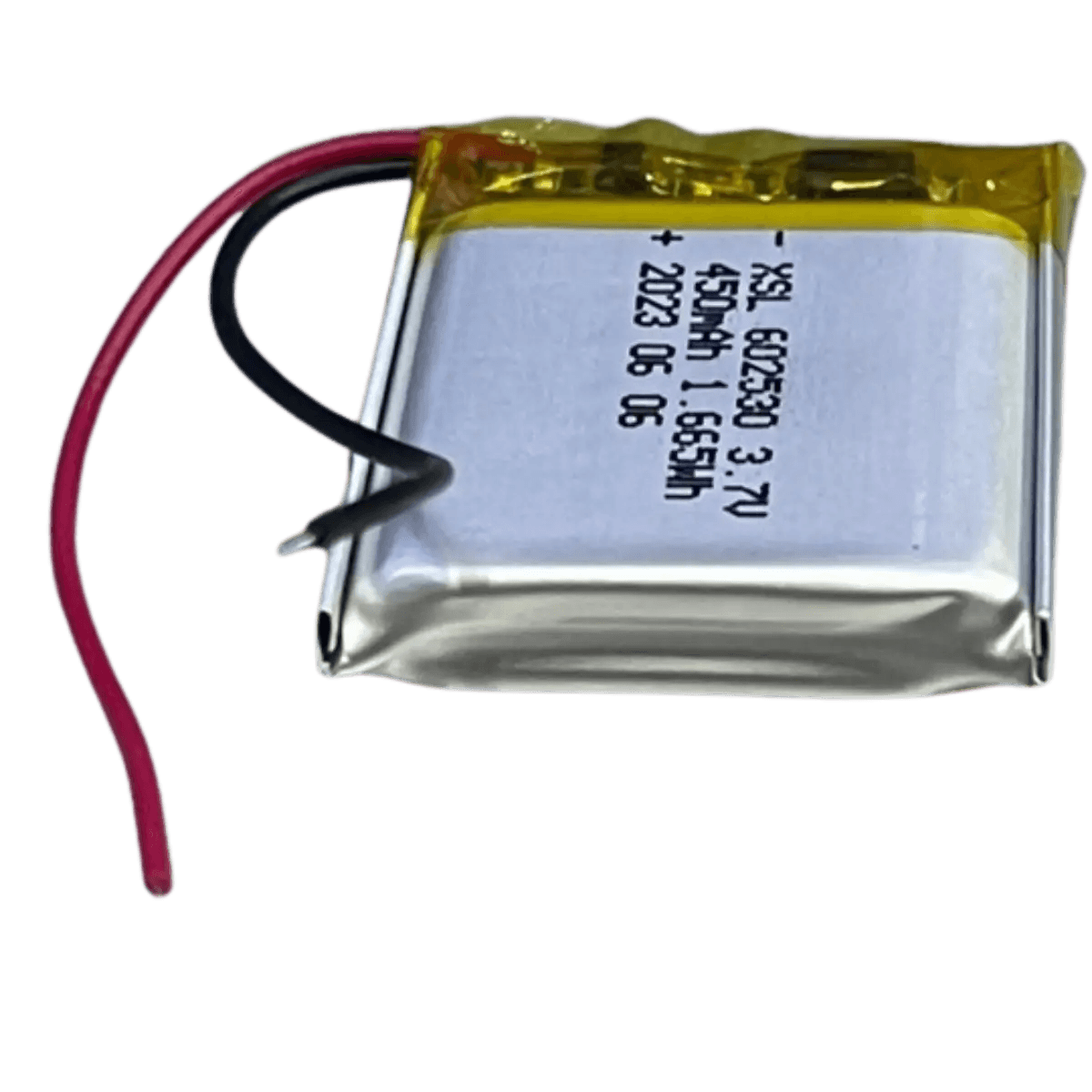 Batterie - Li-Po - 3.7V - 450mAh - 602530 avec sortie fils