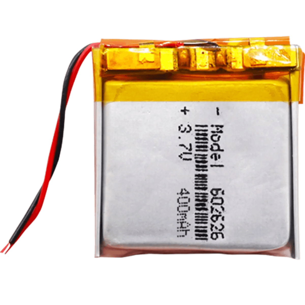Batterie Lipo 3.7V 400mAh 602626 pour MP3, MP4, GPS, Casque