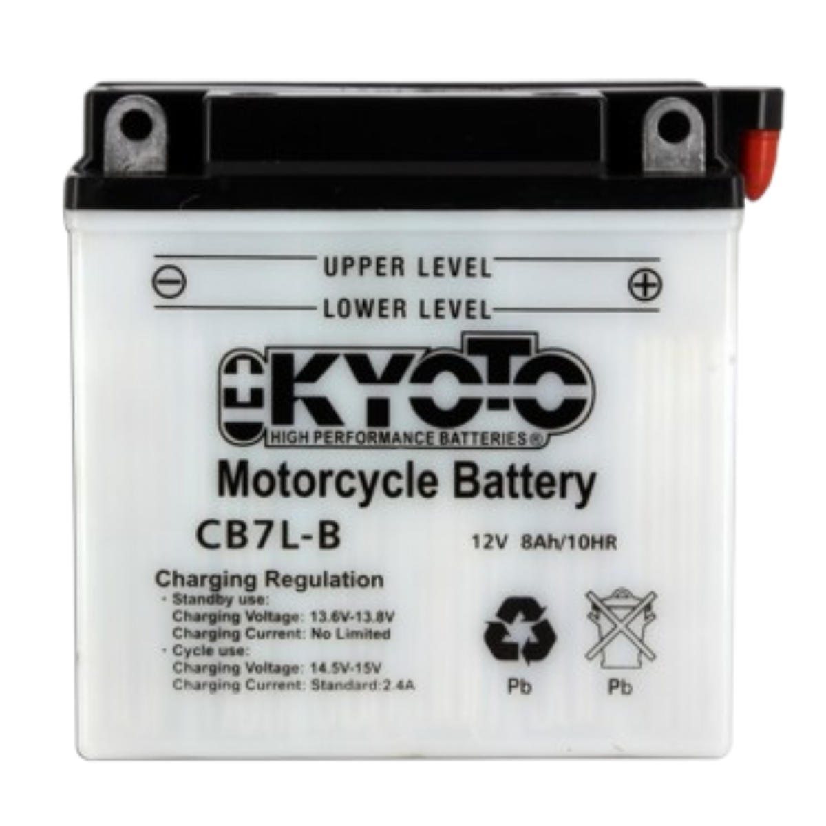 Kyoto - Batterie YB7L-B Conventionnelle Avec Entretien - Livrée Avec Pack Acide