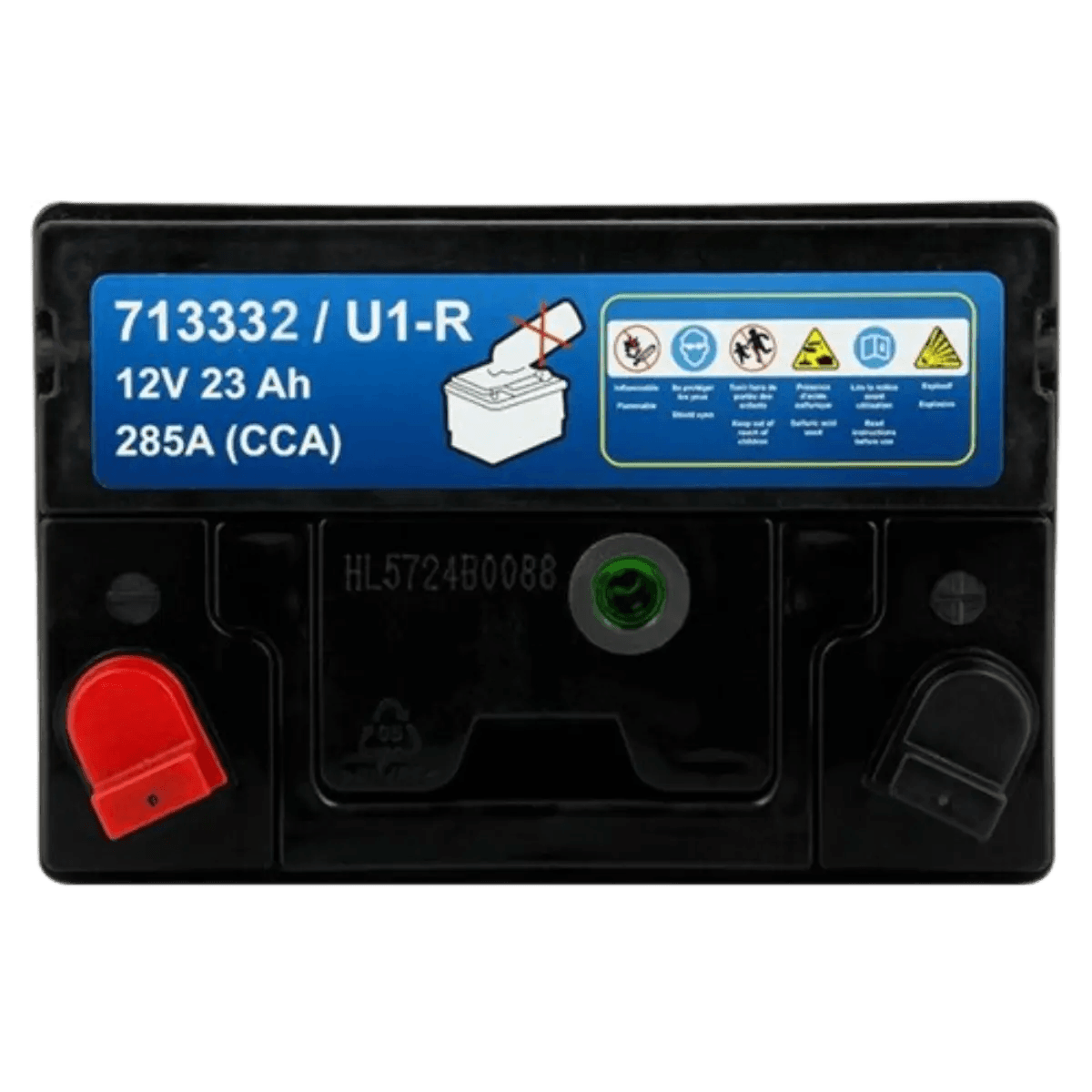 Kyoto - Batterie 12v U1-L scellée sans entretien SLI - Témoin de charge
