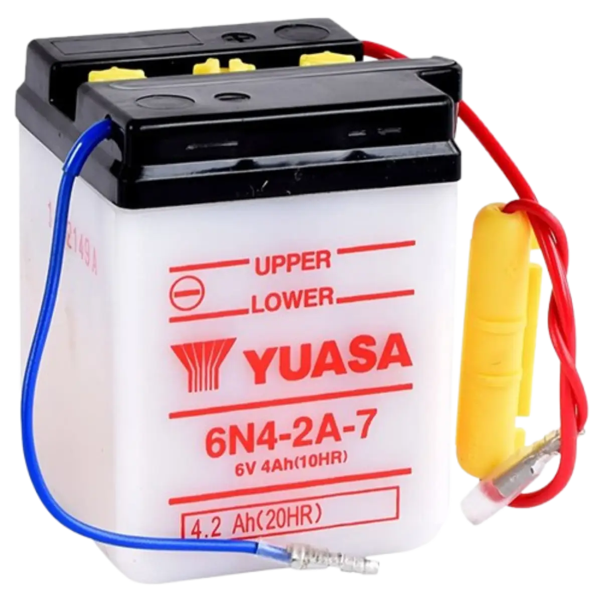 Batterie Yuasa 6N4-2A-7 Conventionnelle Avec Entretien - Livrée Sans Acide