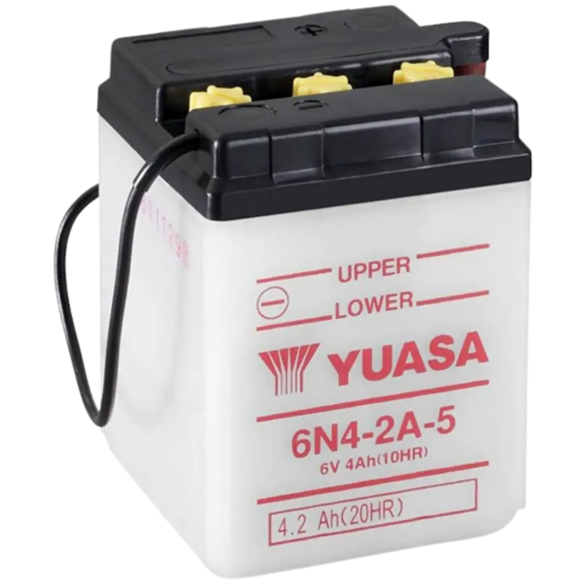 Batterie Yuasa 6N4-2A-5 Conventionnelle Avec Entretien - Livrée Sans Acide