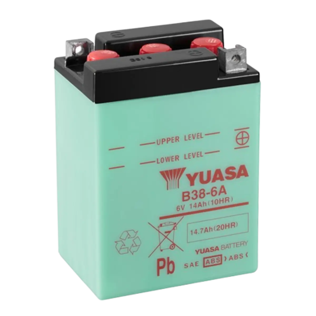 Batterie Yuasa B38-6A Conventionnelle Avec Entretien - Livrée Sans Acide