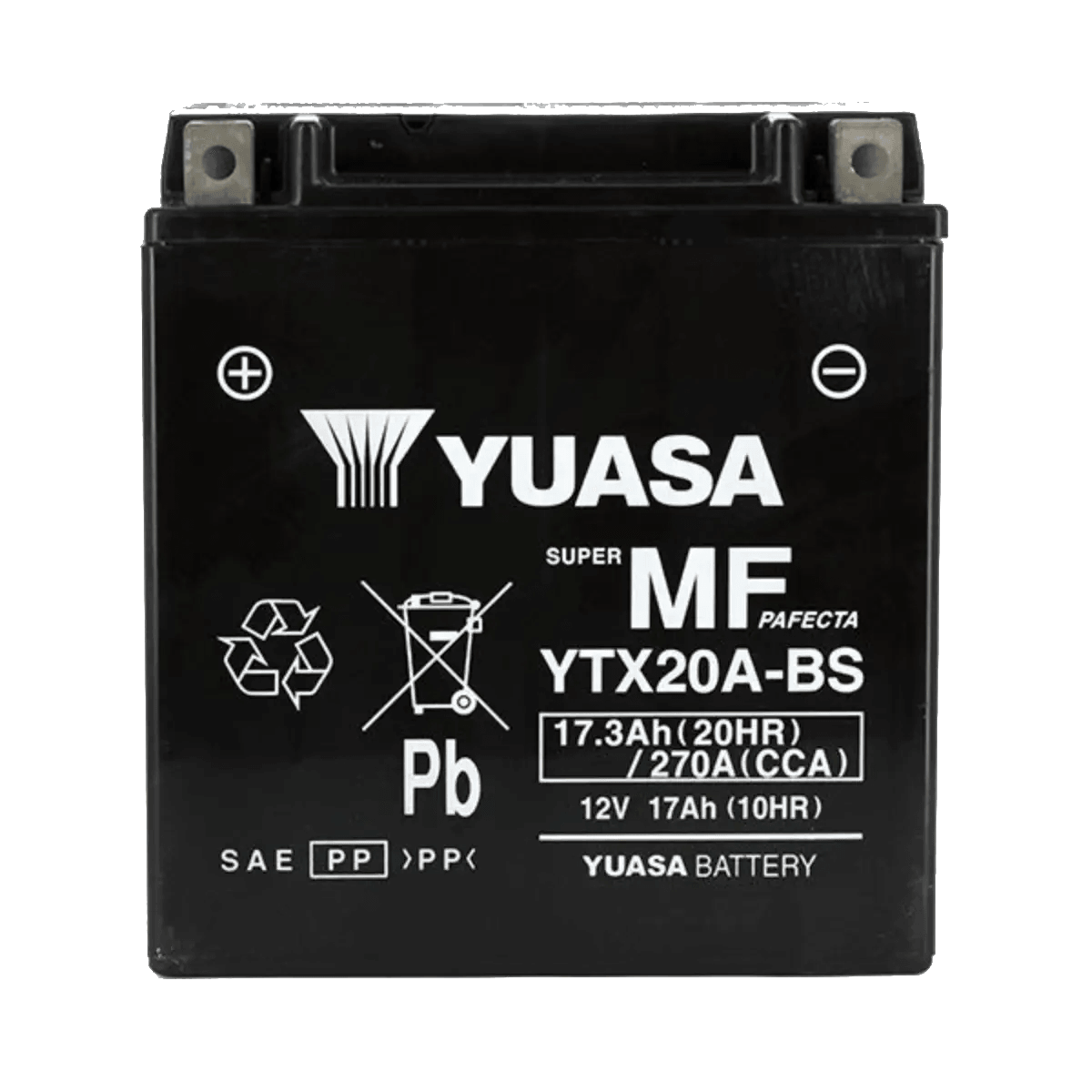 Yuasa - Batterie YTX20A-BS AGM avec Pack Acide