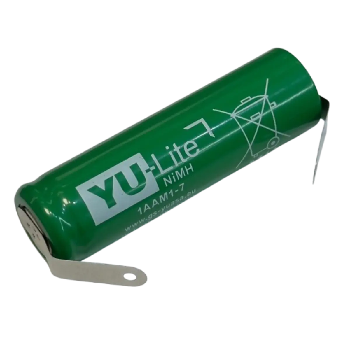 Batterie Yuasa AA Ni-Mh 1.2V 1700mAh avec languettes à souder