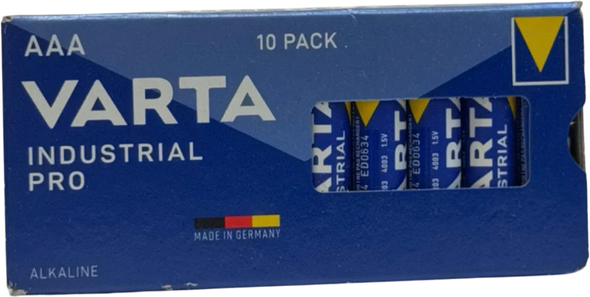10 x Piles Varta Industrial PRO LR3 AAA 4003 varta