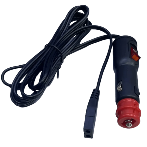 Câble D'alimentation 12V Pour Glacière Voiture - Longueur 2 M - Protection Inversion Polarité - Noir/rouge - 9