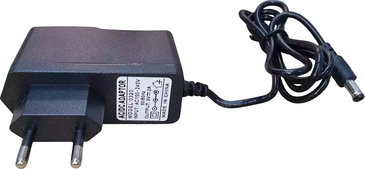 Alimentation 3V 2A AC/DC avec fiche jack 5.5x2.5 mm