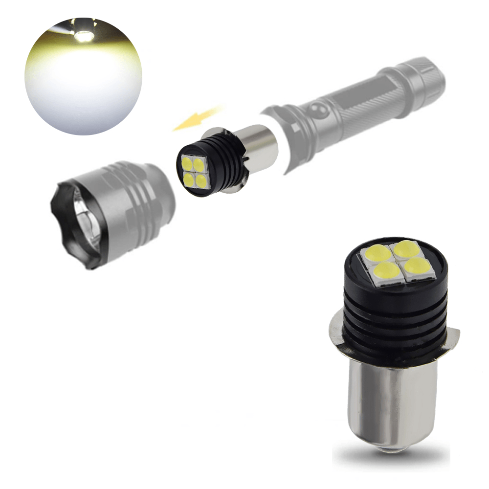 TKSE Ampoule de Rechange pour Lampe de Poche LED - 1pc P13.5S 3W