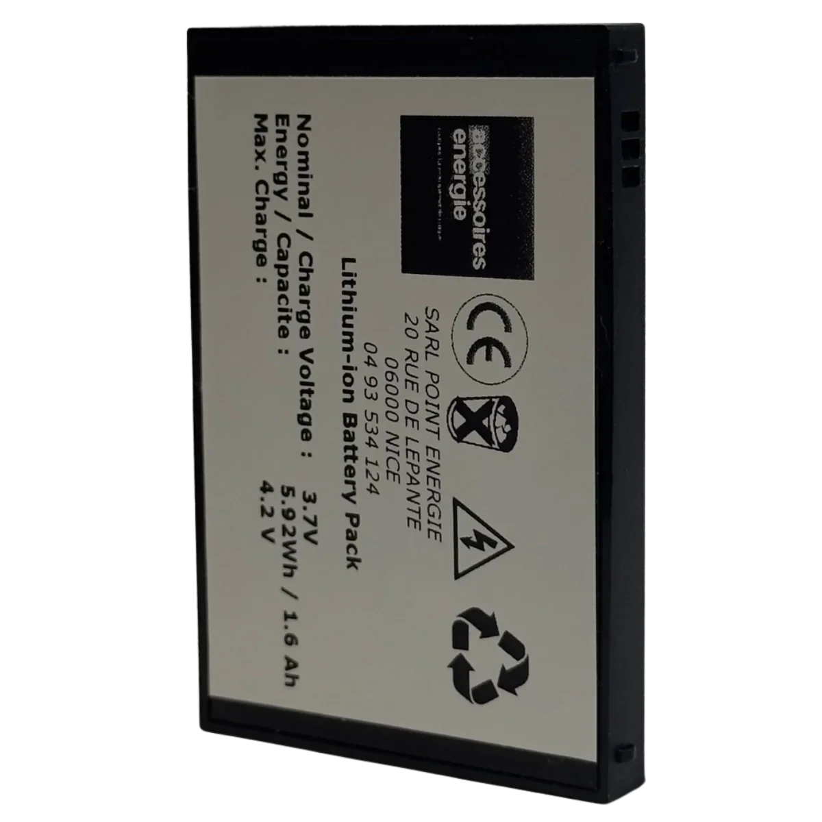 Batterie pour Assa Abloy de côté