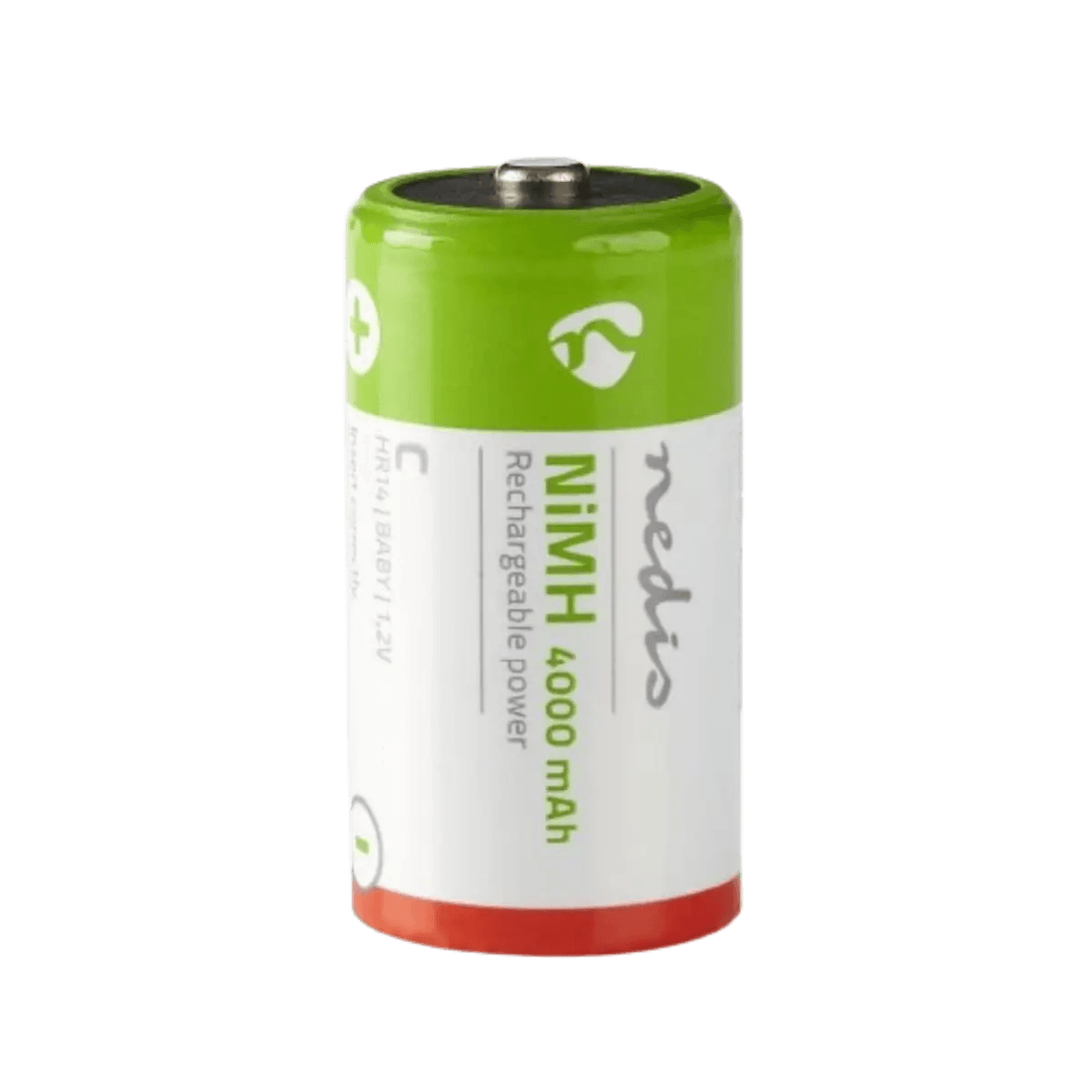 2x Piles Rechargeables Ni-Mh C 4000mah 1.2v