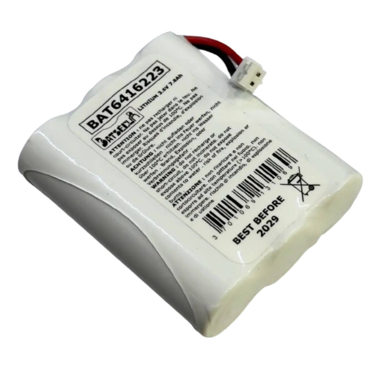 3.6V Lithium battery for Delta Dore Tyxal+ alarm