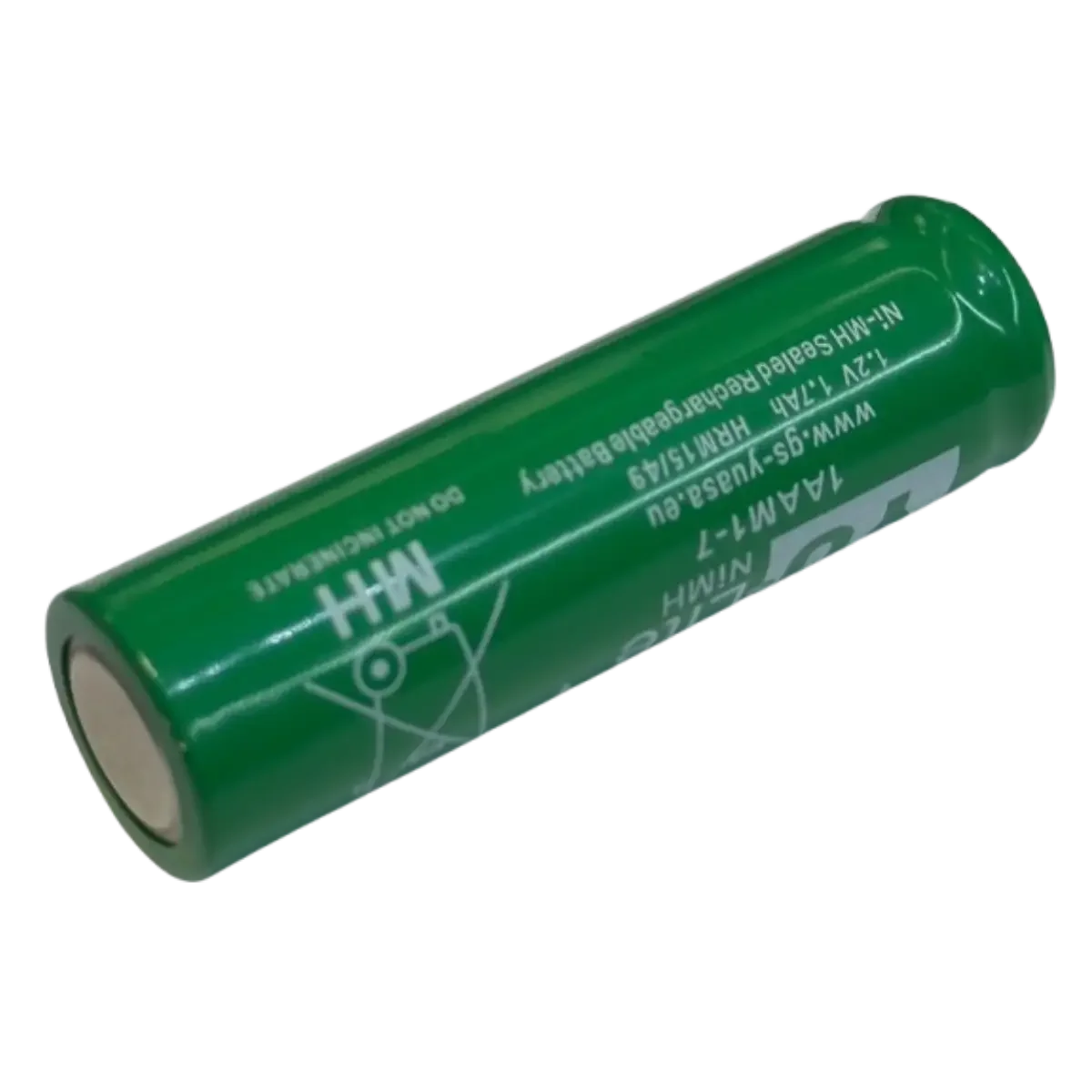 Accu YUASA AA HR6 NiMH 1700mAh 1.2V plots standards