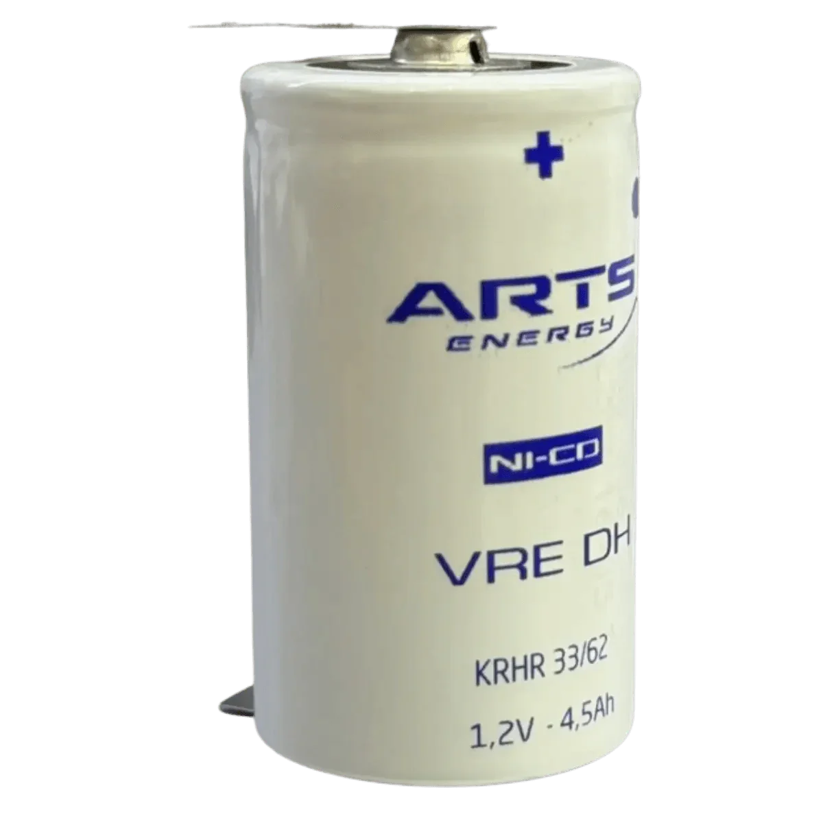 Accu NiCd D 1.2V 4500mAh avec languettes à souder