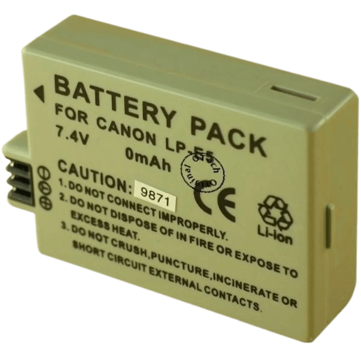 Batterie LP-E5 pour appareil photo Canon