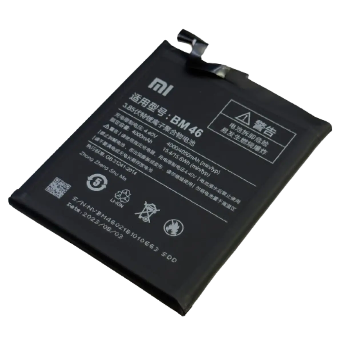 Batterie BM46 d'origine Pour Xiaomi Redmi Note 3