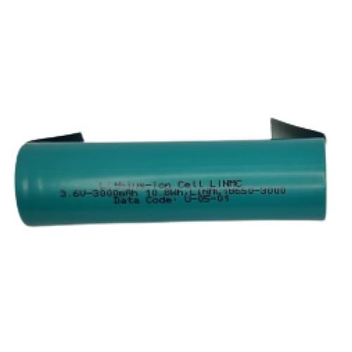 Batterie 18650 Li-ion 3.7v 3200mAh Langette pour Montage Accessoires Energie