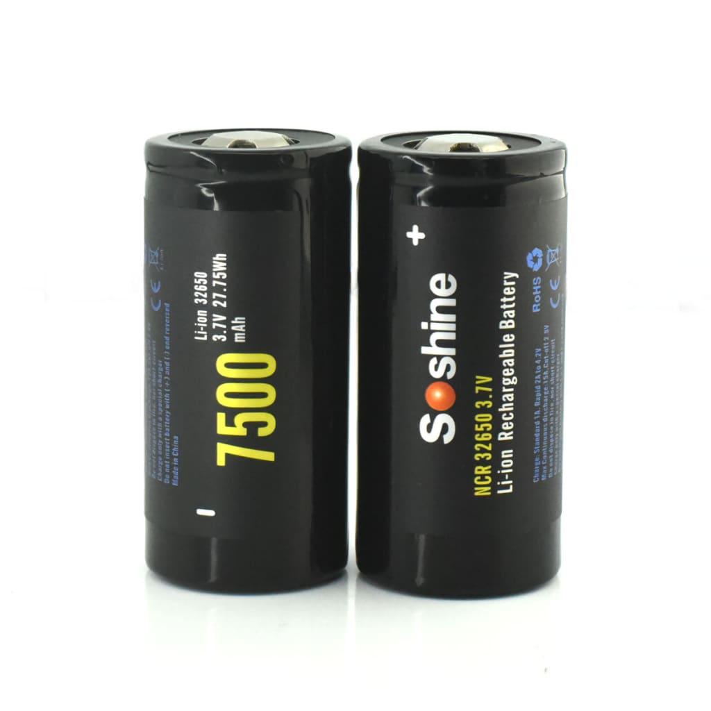 Batterie 32650 Li-ion 3.7v 7500mAh Grande Capacité Accessoires Energie
