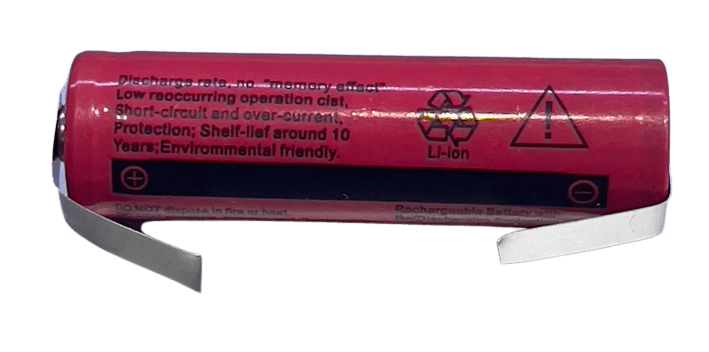 Batterie AA 3,7v Rechargeable Li-ion 14500  avec languettes à souder Accessoires Energie