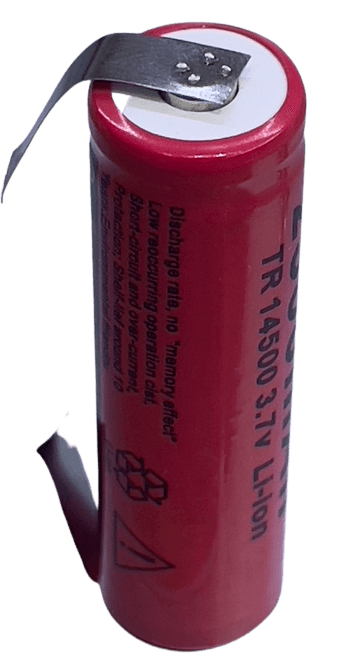 Batterie AA 3,7v Rechargeable Li-ion 14500  avec languettes à souder Accessoires Energie