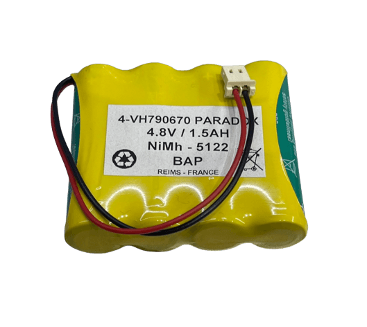 Batterie Alarme NIMH 4.8V / 1.5AH SURTECT RESIDENCIA / PARADOX MG6250 Accessoires Energie