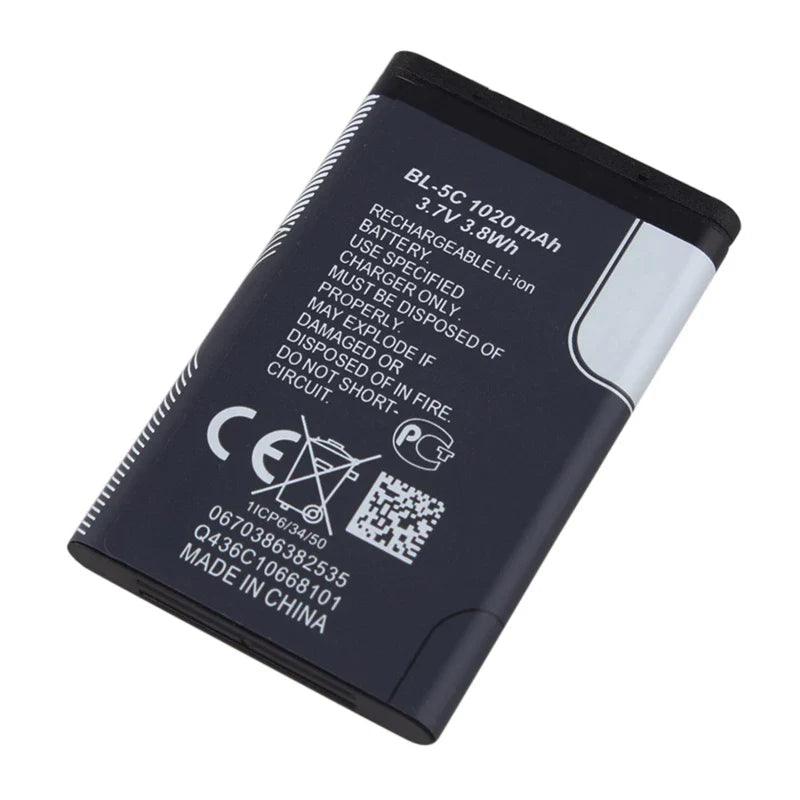 Batterie BL-5C d'origine pour téléphone portable Nokia, Doro Accessoires Energie