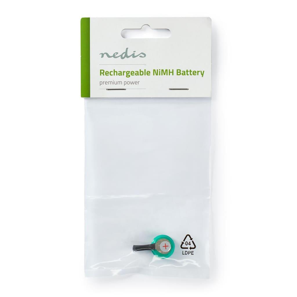 Batterie Bouton Rechargeable NiMh 1.2 V 80mAh à Souder Accessoires Energie