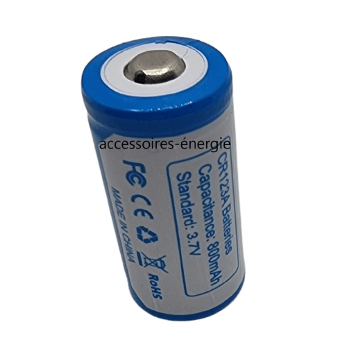 Batterie CR123A Li-ion 3,7v Rechargeable Accessoires Energie
