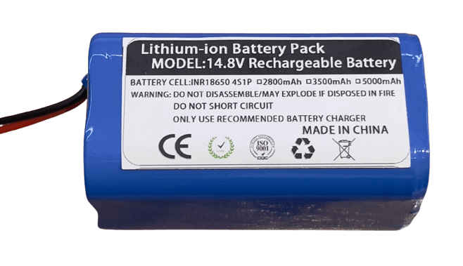 Batterie au lithium 14.8V 5000mAh pour aspirateur robot