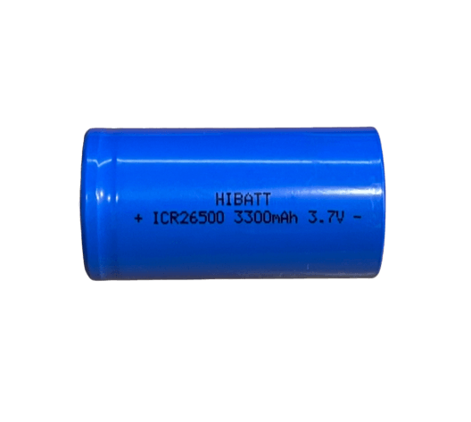 Batterie lithium 26500 3.7V 3300mAh avec pôle positif à plat Accessoires Energie