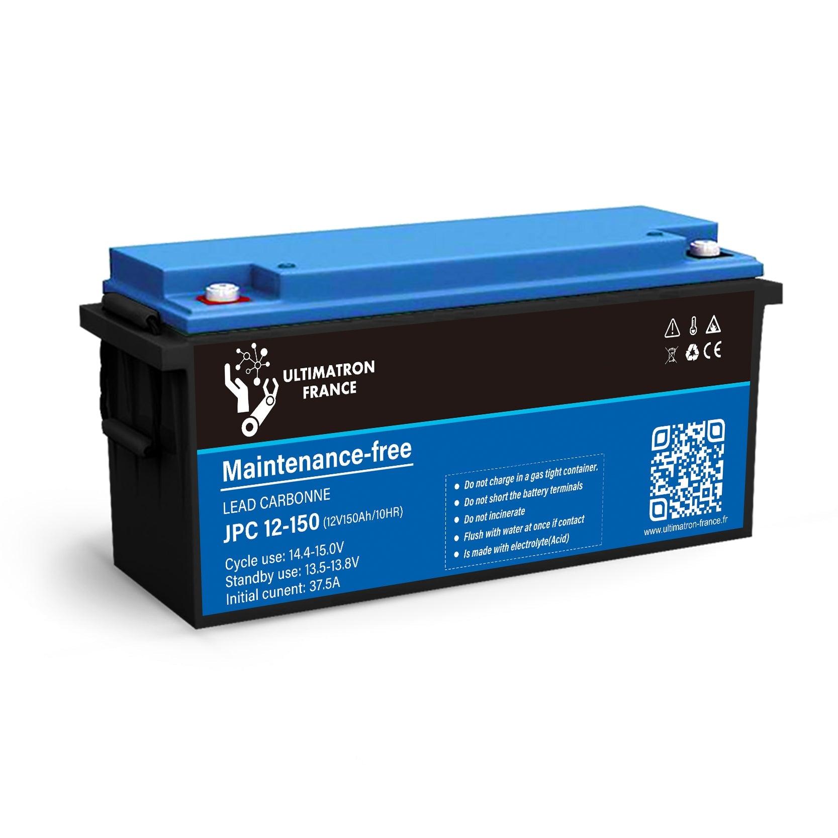 Batterie plomb-carbone 12V - 150Ah - Série JPC Accessoires Energie