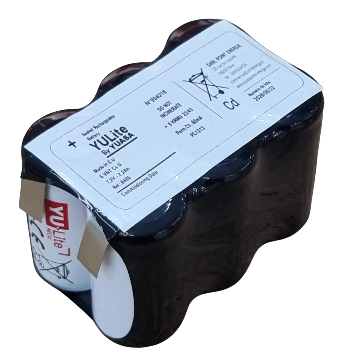 Batterie BAES 7.2V 1.6Ah NiCd