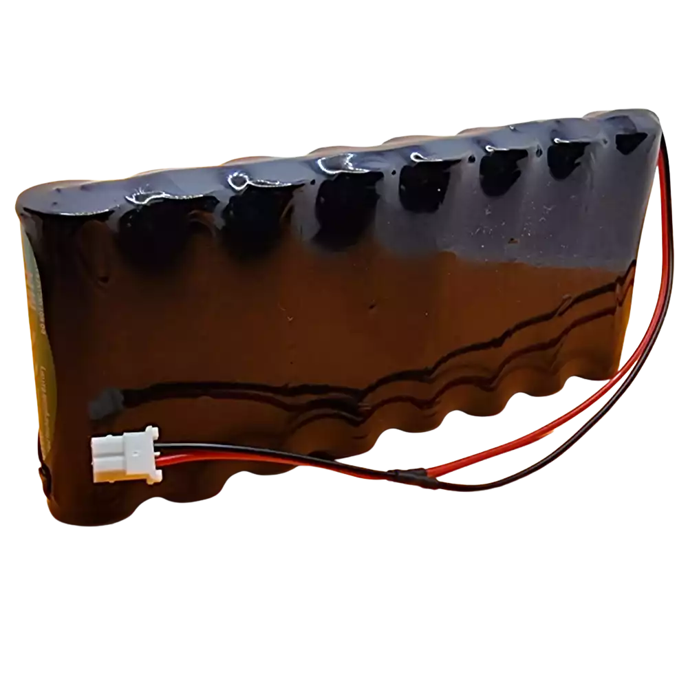 Connecteur 2 broches batterie Visonic – fils rouge et noir
