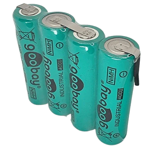 Batterie 4.8v 2100mAh AA NiMh Languette à Souder