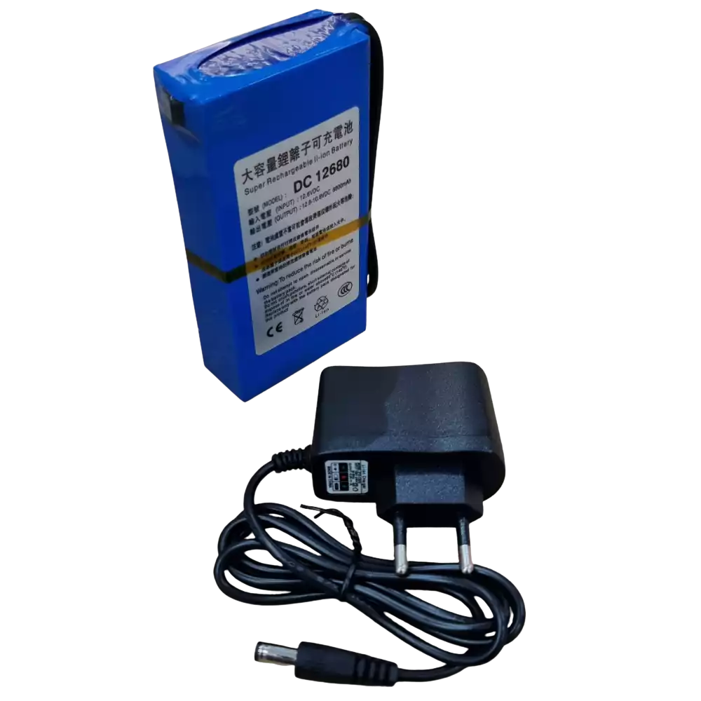 Batterie Li-ion 12V 6800mAh avec chargeur secteur