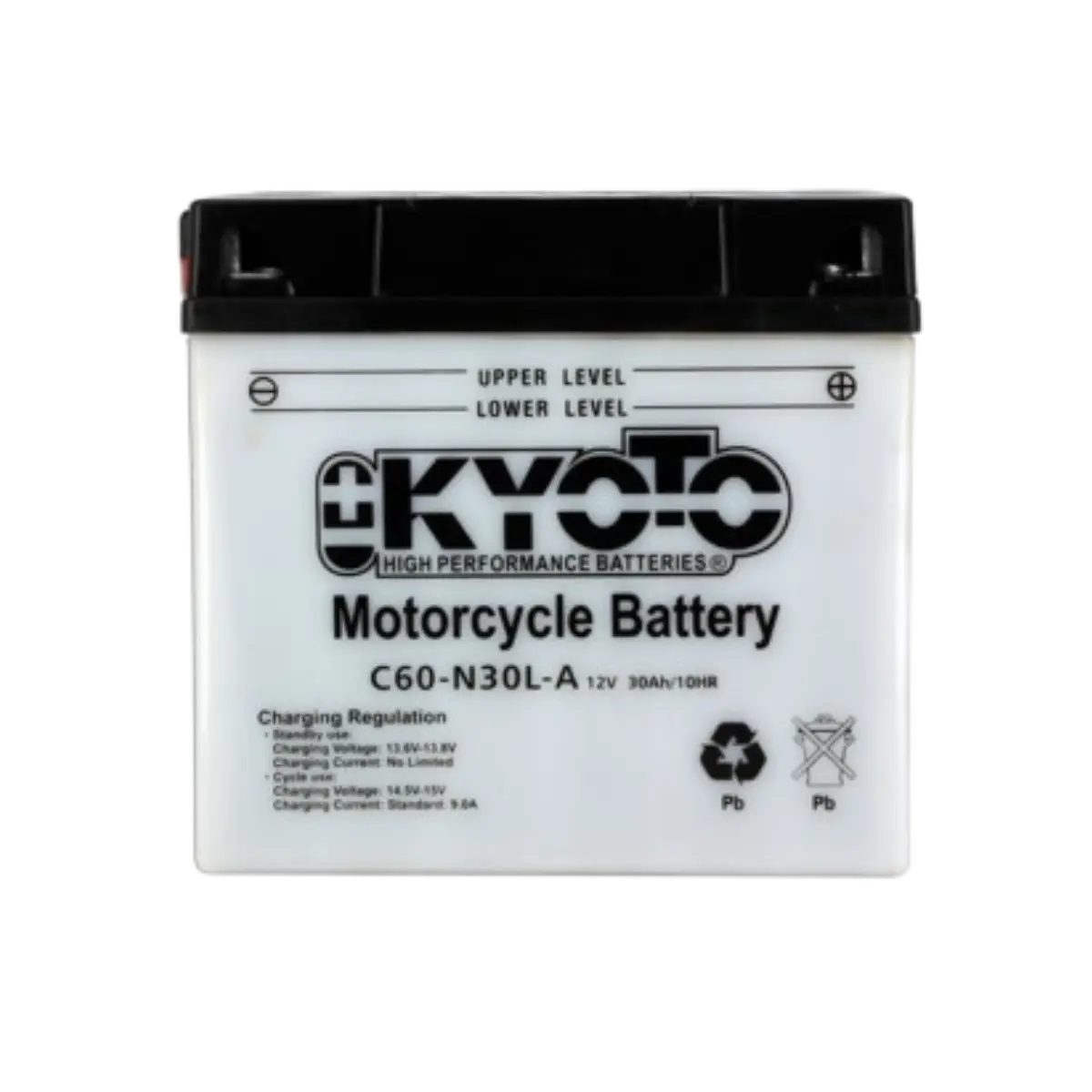 Batterie Moto Kyoto 53030 12V 30Ah 300CCA Y60-N30L-A