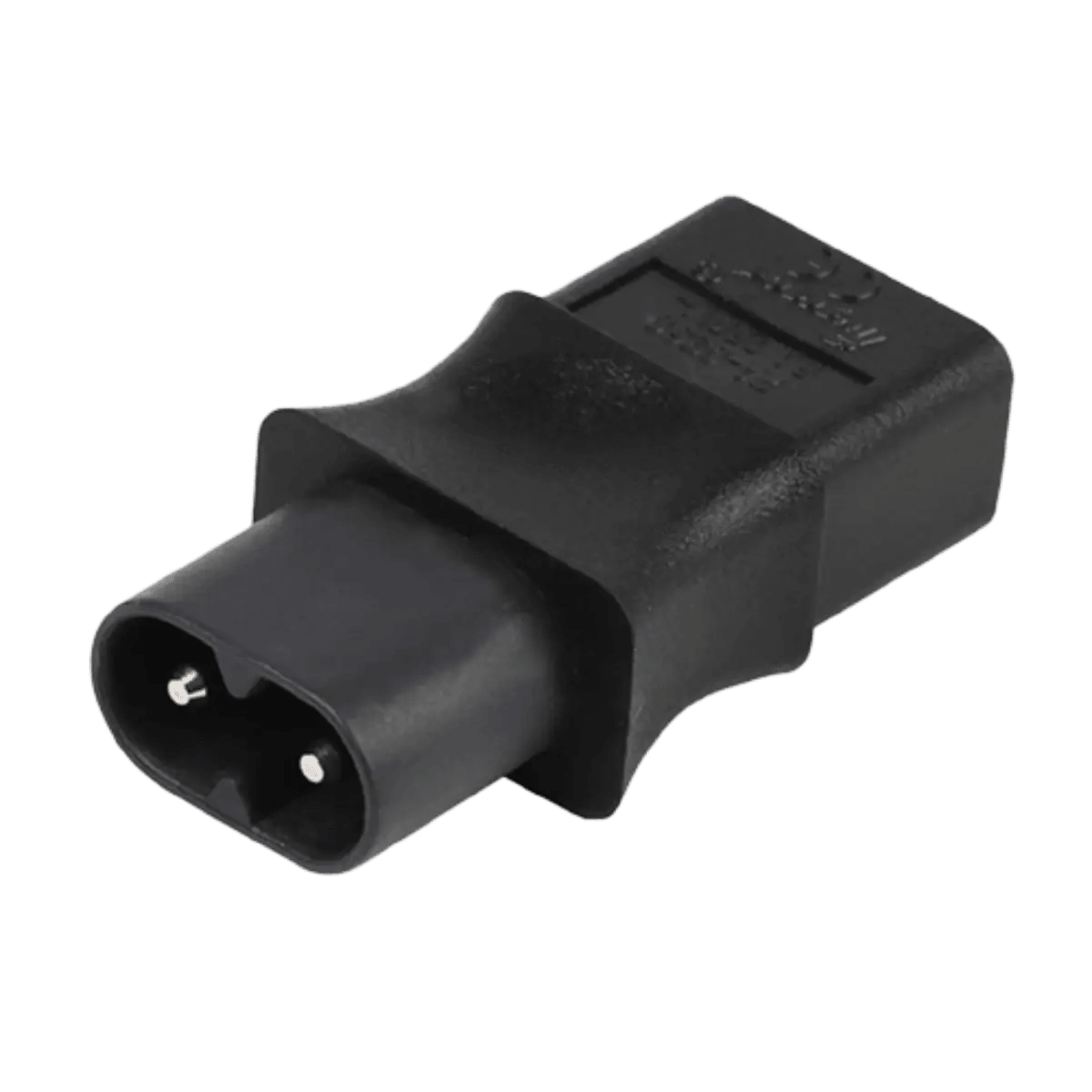 Adaptateur IEC 320 C8 mâle vers IEC320 C9 femelle, 2 broches