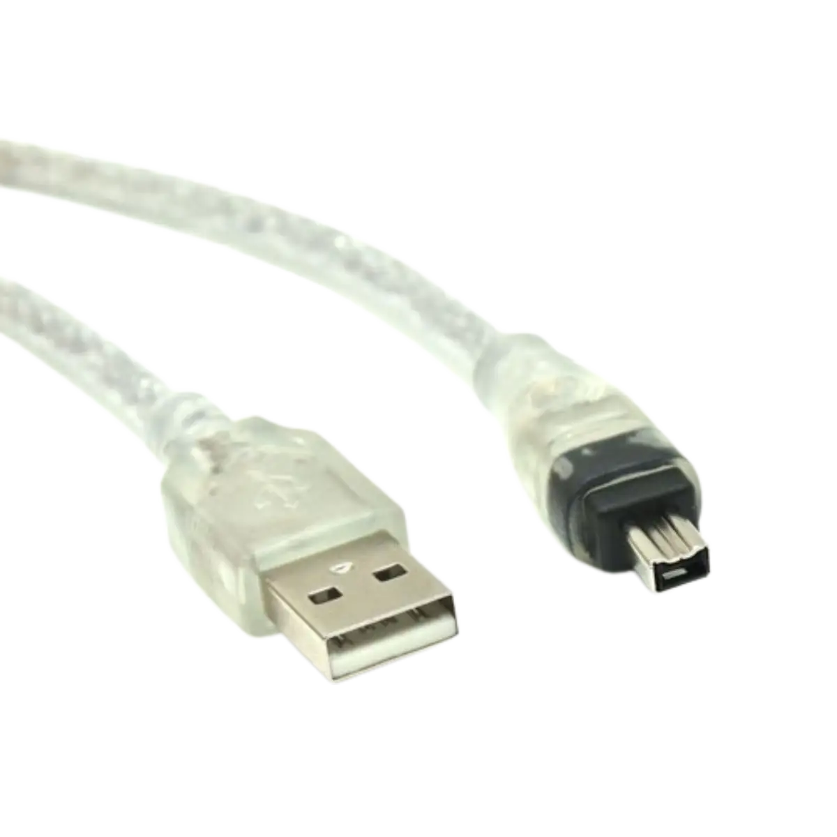 Câble Adaptateur USB Mâle vers Firewire IEEE 1394, 4 Broches Ilink Mâle