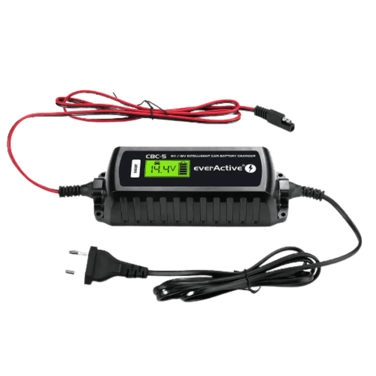 Chargeur intelligent pour batterie de véhicules 6V et 12V avec écran LCD