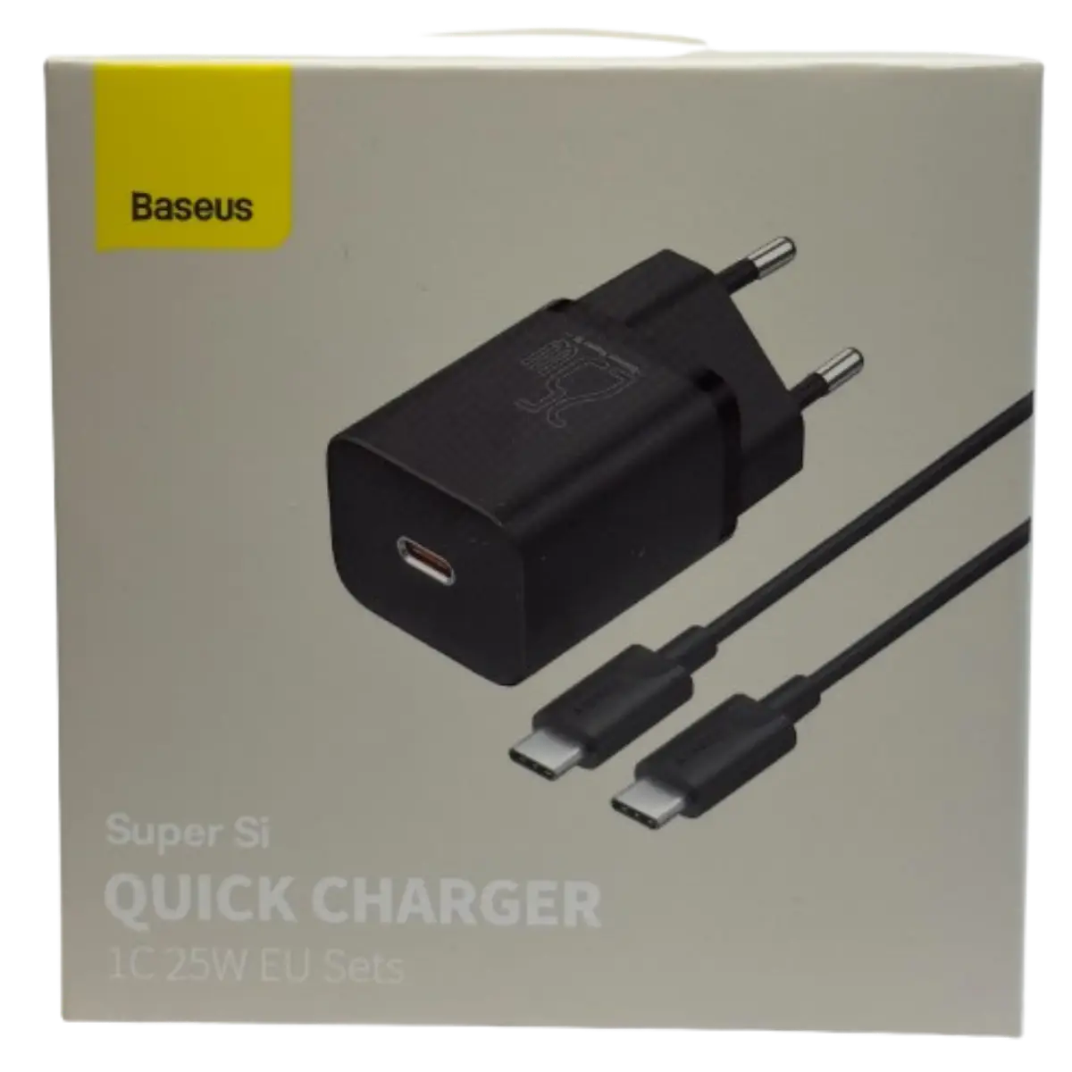 Chargeur 25W iPhone - USB-C avec câble - Noir