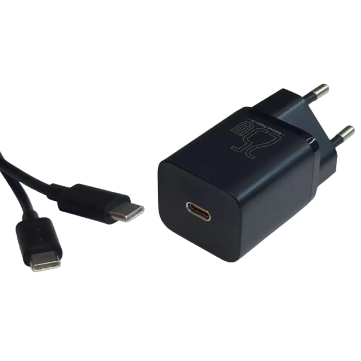 Chargeur 25W iPhone - USB-C avec câble - Noir