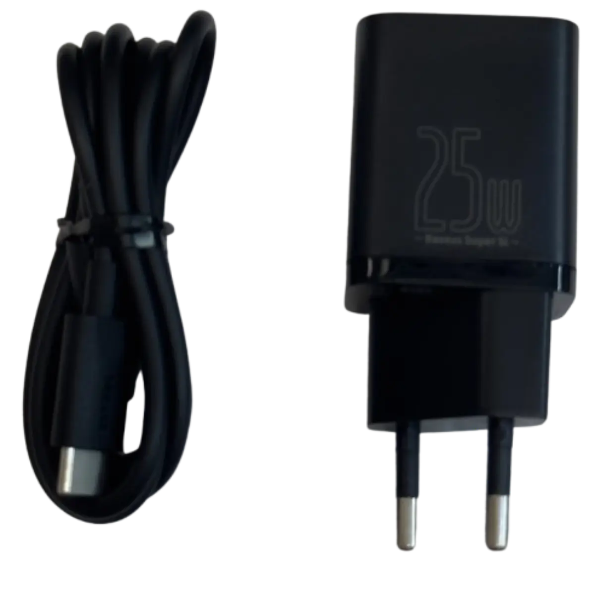 Chargeur 25W iPhone - USB-C avec câble - Noir