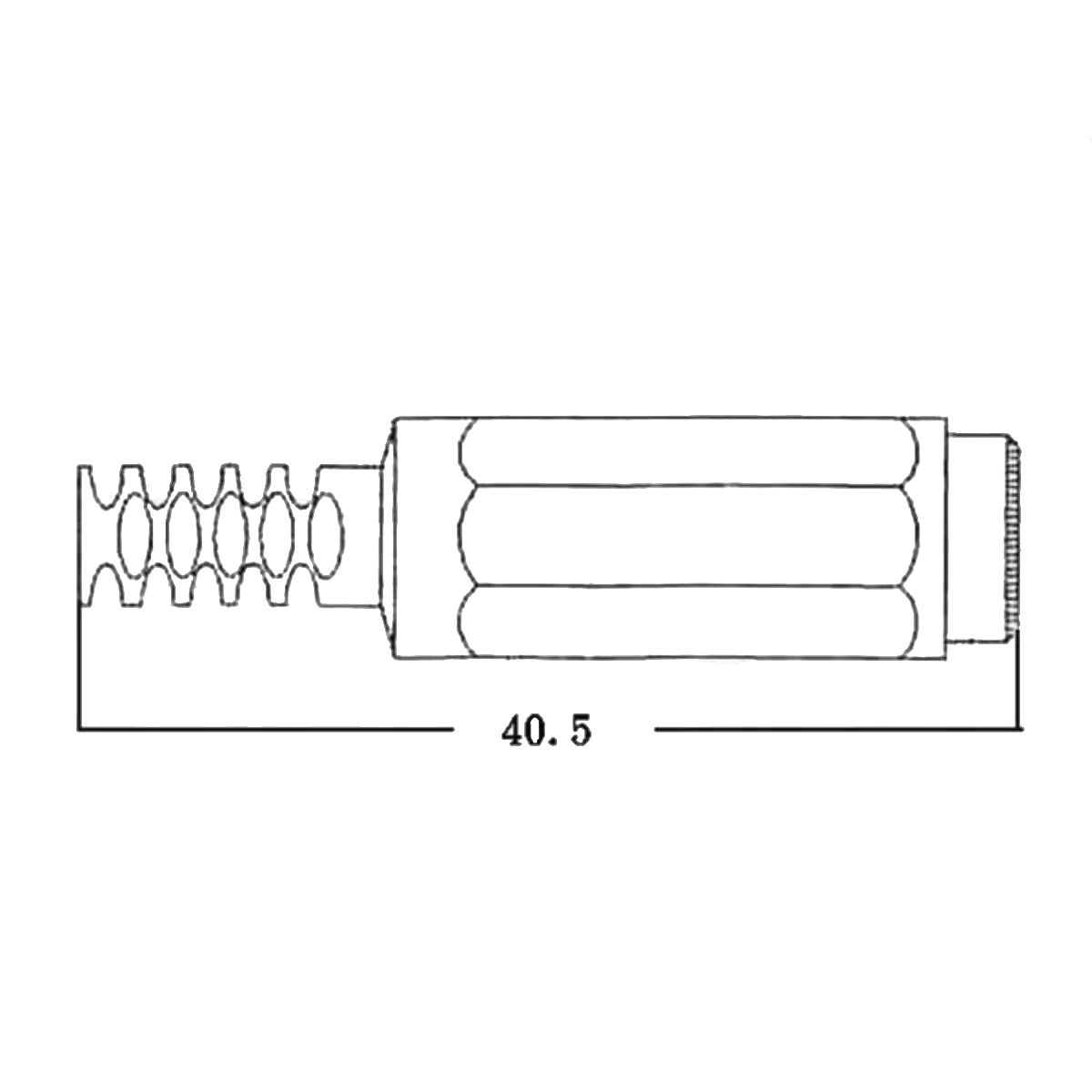 Connecteur d'alimentation CC Femelle 2.5x5.5mm