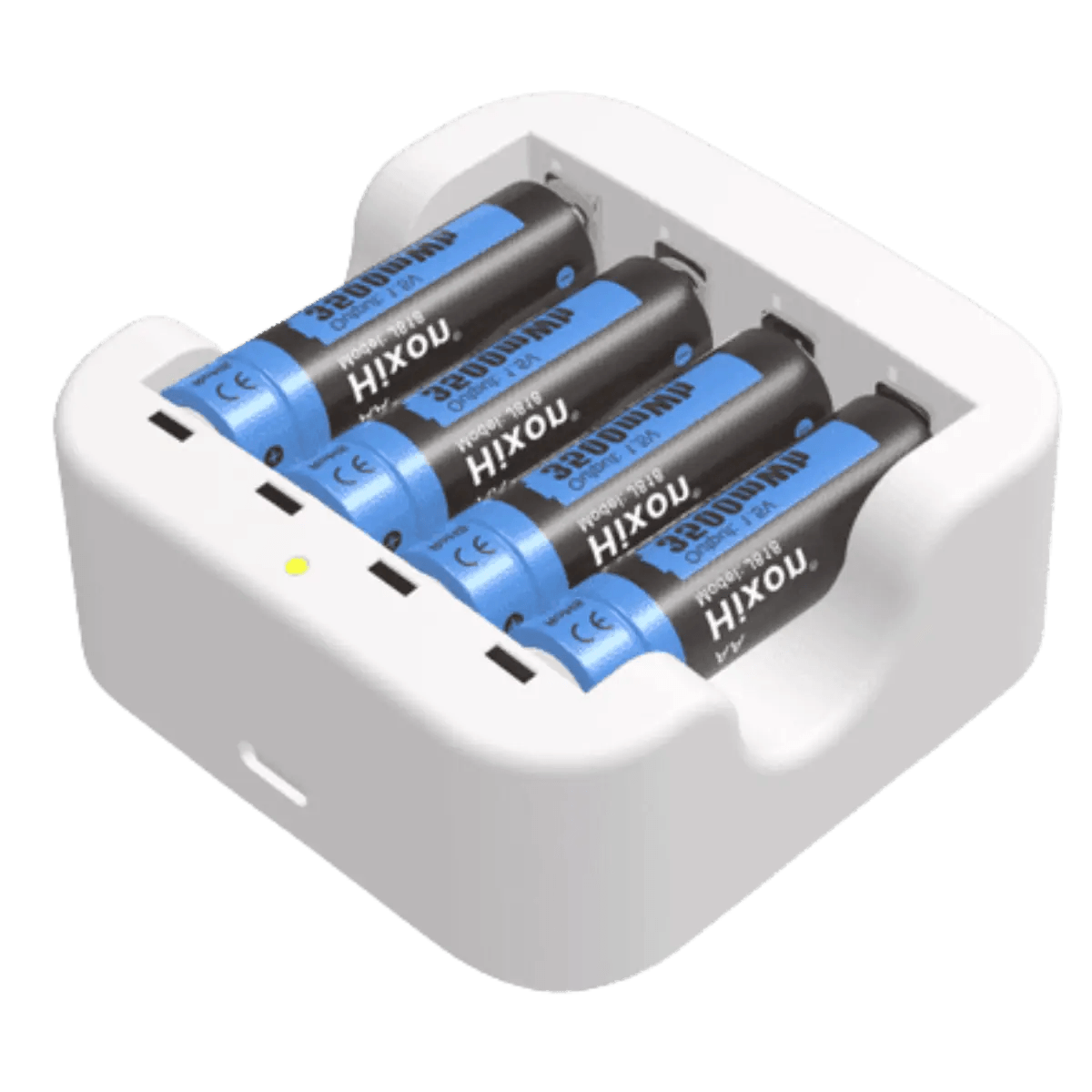 x4 Batteries rechargeables AA  LR6 1.5V + chargeur