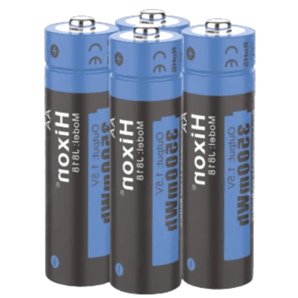 x4 Batteries rechargeables AA  LR6 1.5V + chargeur