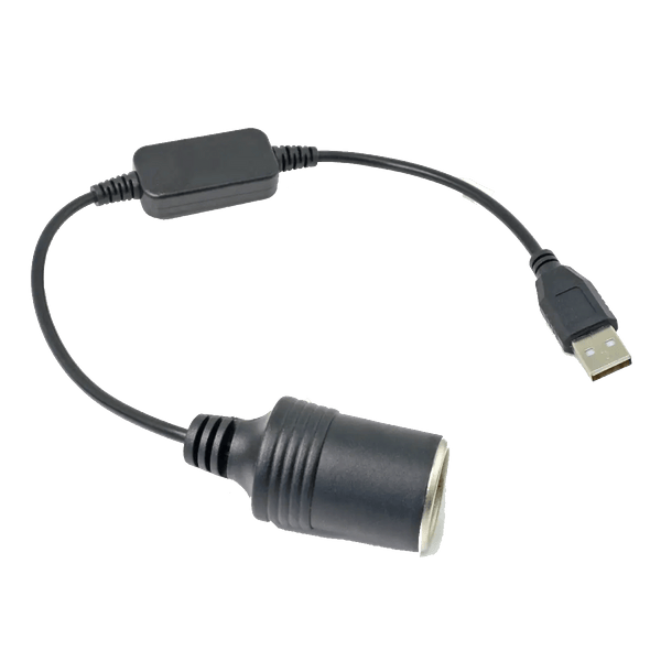 Adaptateur de convertisseur de voiture Contrôleur filaire USB vers prise  allume-cigare 5V à 12V Câble