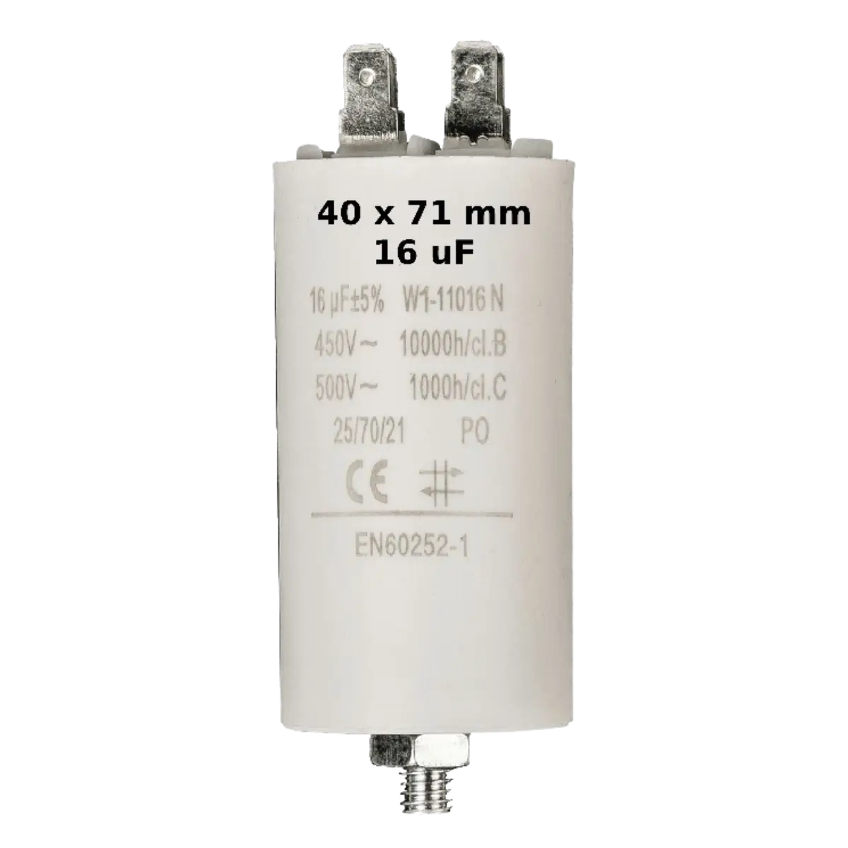 Condensateurs 450V de 1uF à 60 uF