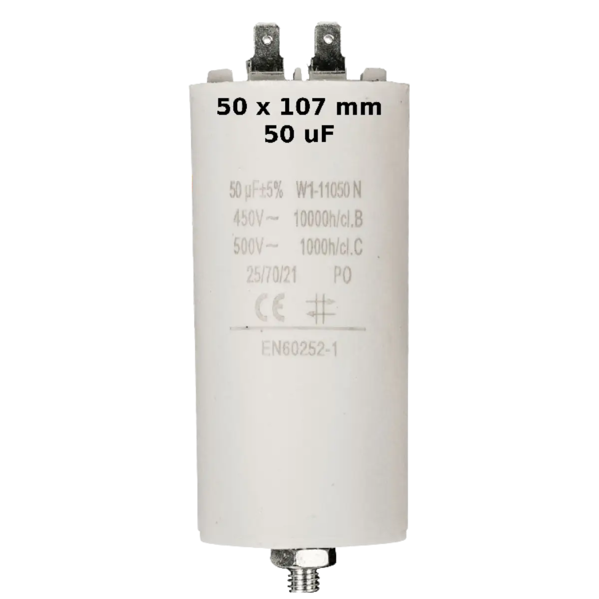 450-V-Kondensatoren von 1 uF bis 60 uF 