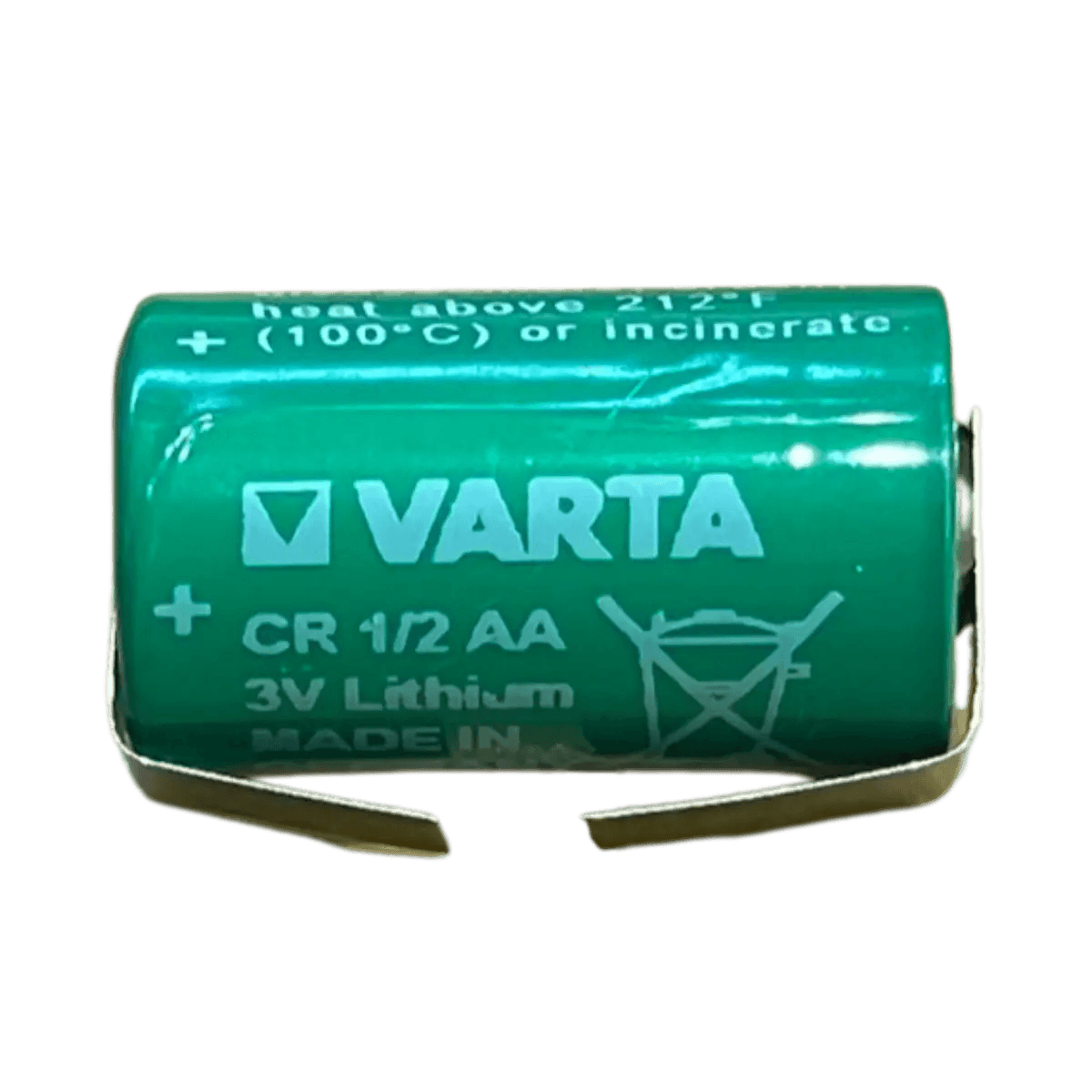 Pile Lithium Varta 3V CR 1/2AA avec languettes