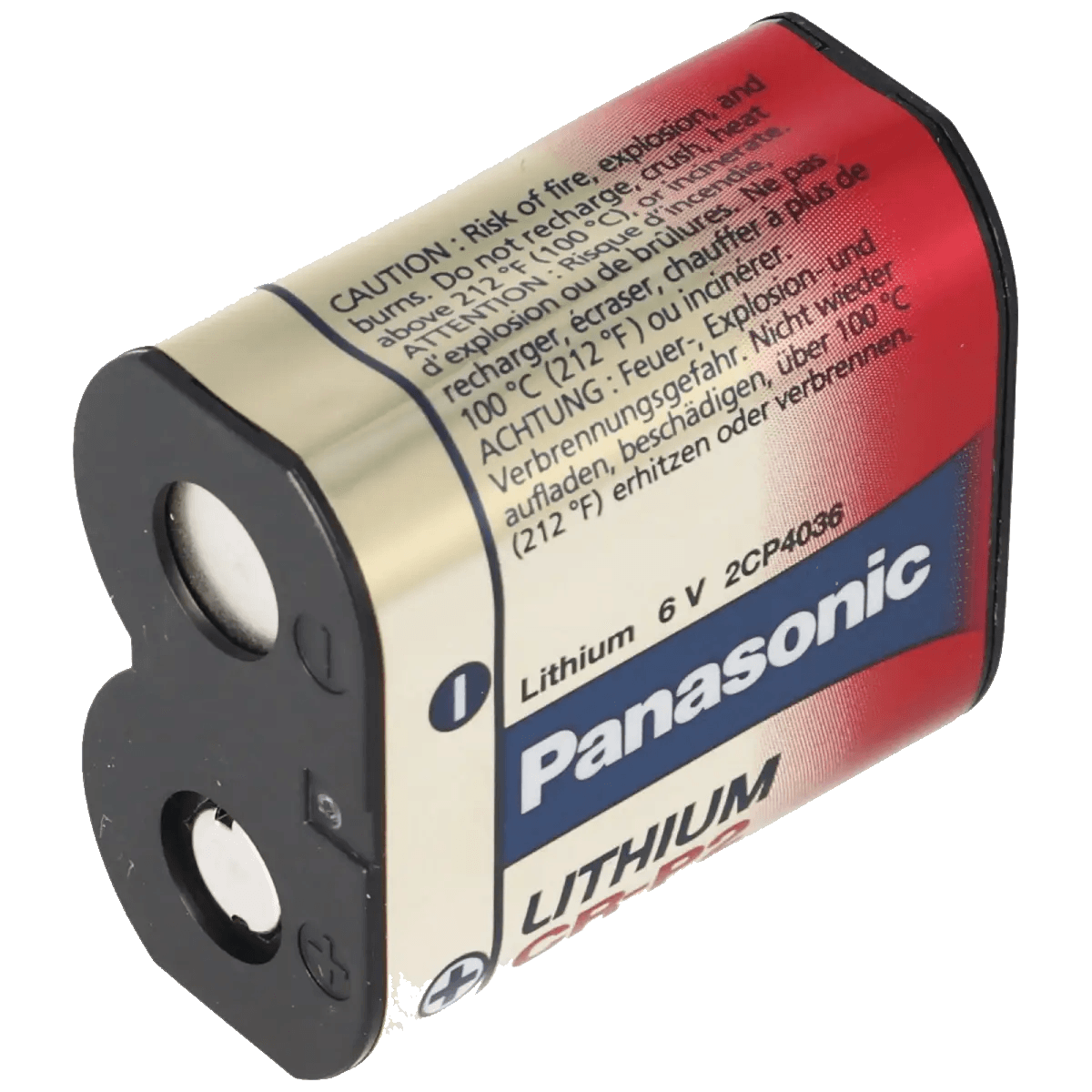 Pile lithium CR-P2 6V Panasonic